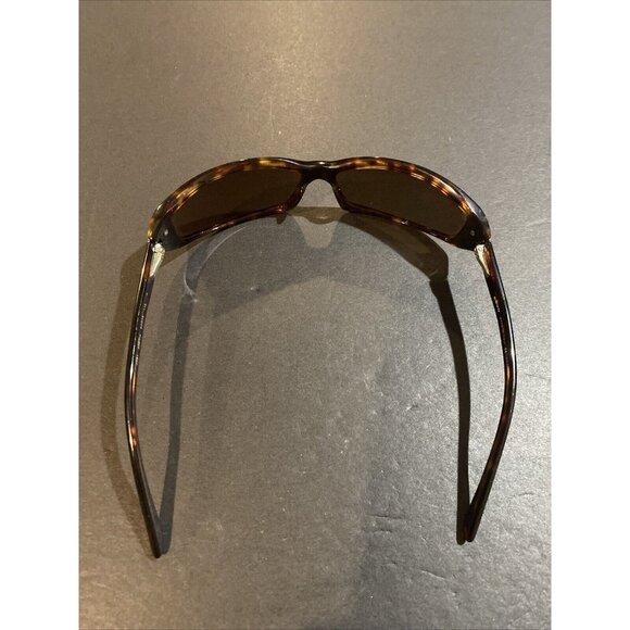 REVO 2031 62[]14 115 BROWN POLARIZED CRYSTAL SLEEK TORTOISE WRAP FLEX SUNGLASSES - Picture 5 of 9